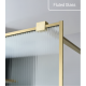 Διαχωριστικό Ντους Devon Iwis Fluted Walk In IW90FC-211 90cm Χ 200cm Gold Brushed 